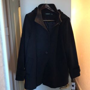 NWT Ralph Lauren grey wool pea coat